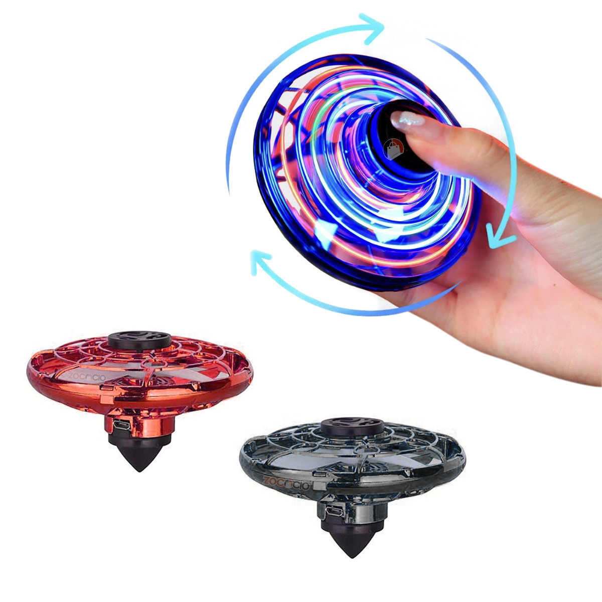 Miniatura 6 de Spinner Volador Trompo Boomerang